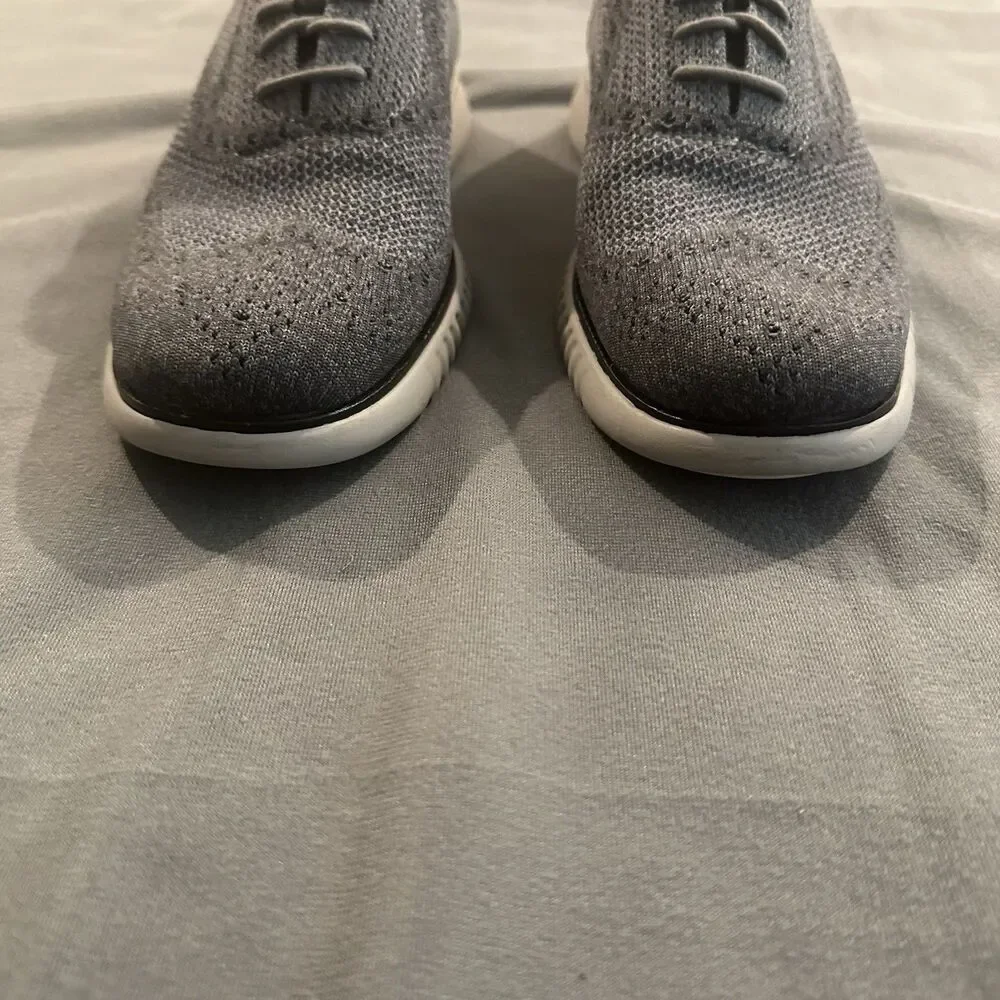 Cole Haan 2.Zerogrand Stitchlite Wingtip Oxford Shoes Mens 11.5 M Knit C27565